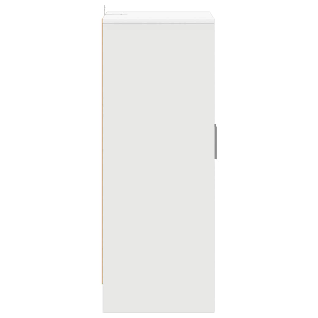 Armário para sapatos 60x35x92 cm derivados de madeira branco