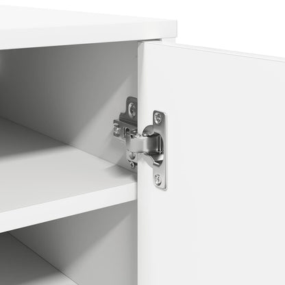 Sapateiras 2 pcs 32x35x70 cm contraplacado branco