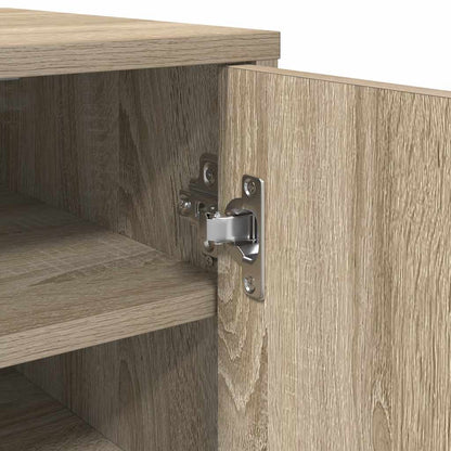 Sapateiras 2 pcs 32x35x70 cm contraplacado cor carvalho sonoma