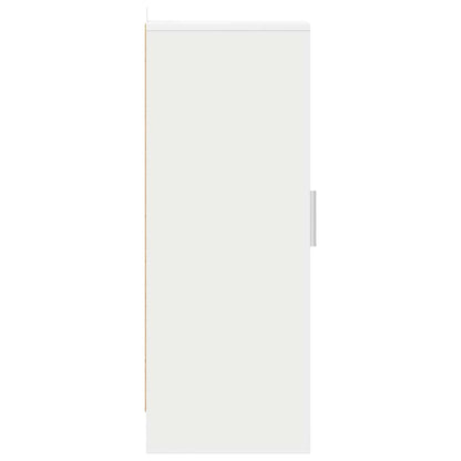 Armário para sapatos 32x35x92cm derivados de madeira branco