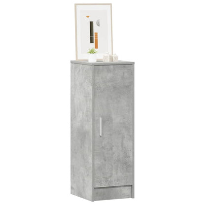 Armário para sapatos derivados de madeira cinzento-cimento