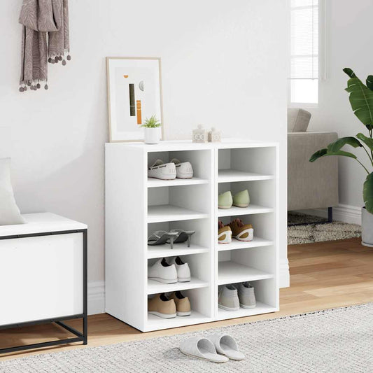 Sapateiras 2 pcs 31,5x35x70 cm derivados de madeira branco