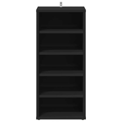 Sapateiras 2 pcs 31,5x35x70 cm derivados de madeira preto