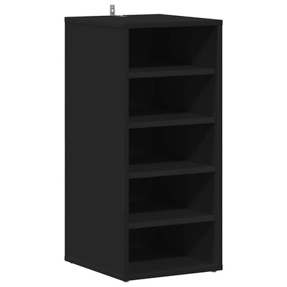 Sapateiras 2 pcs 31,5x35x70 cm derivados de madeira preto