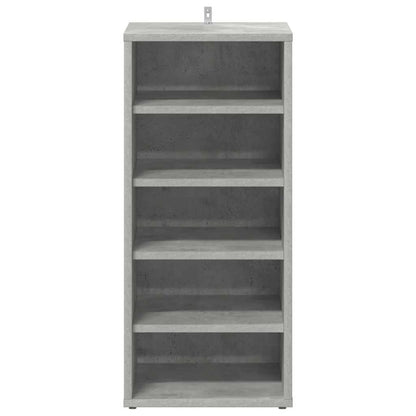 Sapateiras 2 pcs derivados de madeira cinzento cimento