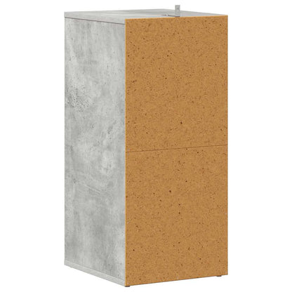 Sapateiras 2 pcs derivados de madeira cinzento cimento