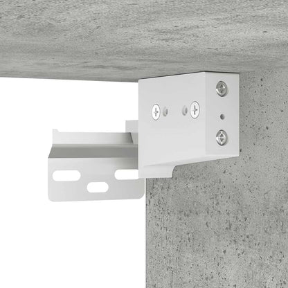 Sapateiras 2 pcs derivados de madeira cinzento cimento