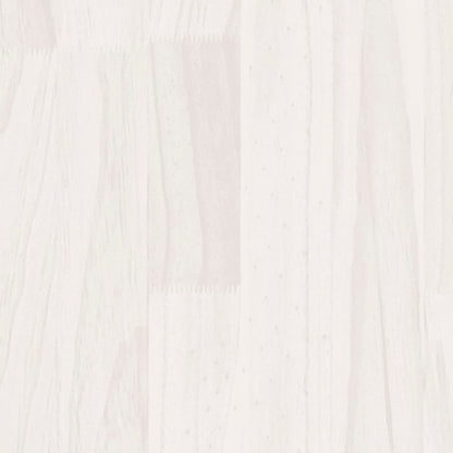 Estante com 5 prateleiras 60x30x175 cm madeira de pinho branco