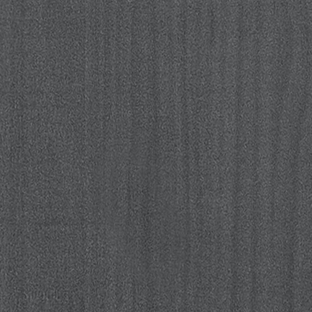 Estante c/ 5 prateleiras 80x30x175 cm madeira de pinho cinzento