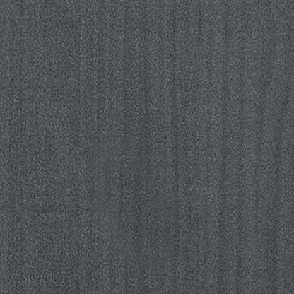 Estante c/ 5 prateleiras 80x30x175 cm madeira de pinho cinzento