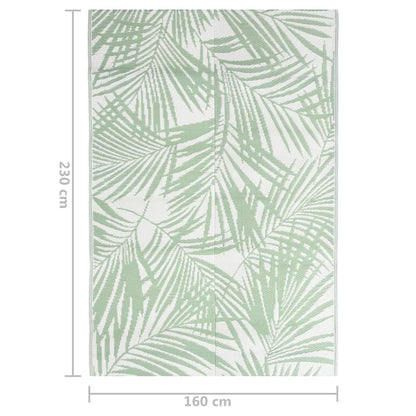 Tapete de exterior 160x230 cm ARAKIL PP verde