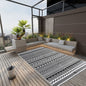Tapete de exterior 190x290 cm ARAKIL PP preto