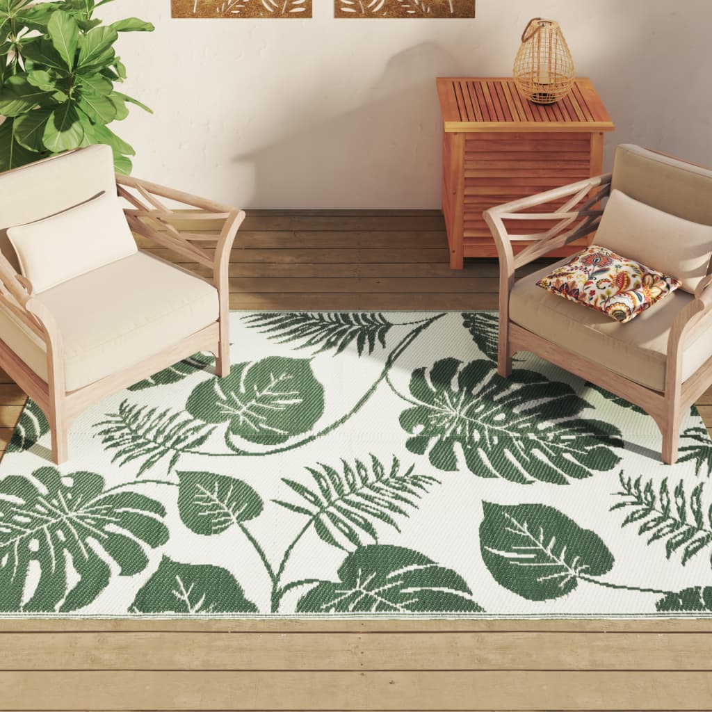 Tapete de exterior 140x200 cm ARAKIL PP verde