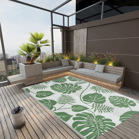 Tapete de exterior 190x290 cm ARAKIL PP verde