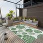 Tapete de exterior 190x290 cm ARAKIL PP verde