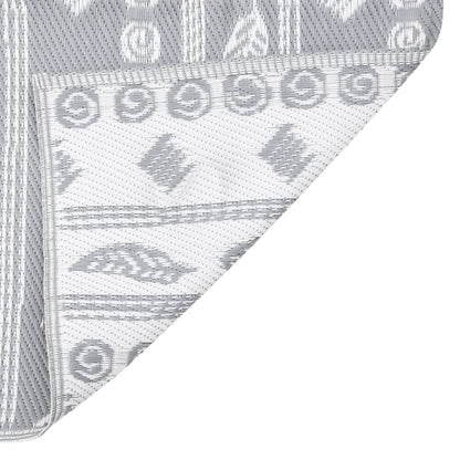 Tapete de exterior 80x150 cm ARAKIL PP cinzento