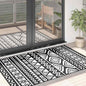 Tapete de exterior 120x180 cm ARAKIL PP preto