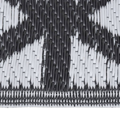 Tapete de exterior 140x200 cm ARAKIL PP preto