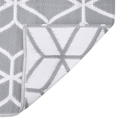 Tapete de exterior 80x250 cm ARAKIL PP cinzento
