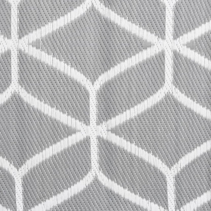Tapete de exterior 80x250 cm ARAKIL PP cinzento