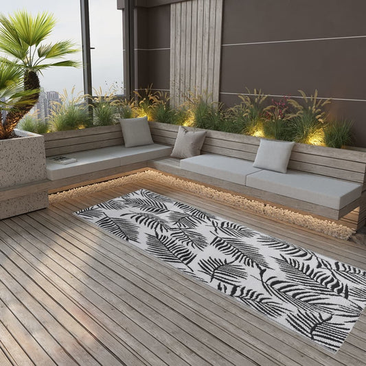 Tapete de exterior 80x250 cm ARAKIL PP preto