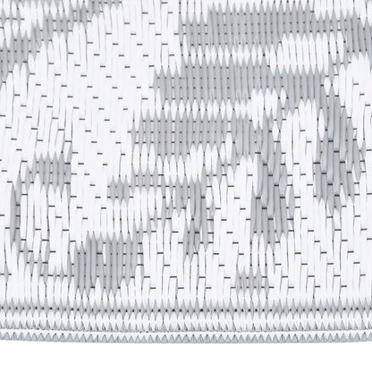 Tapete de exterior 140x200 cm ARAKIL PP cinzento-claro