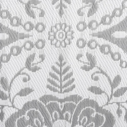 Tapete de exterior 140x200 cm ARAKIL PP cinzento-claro