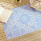 Tapete de exterior 140x200 cm ARAKIL PP azul-bebé