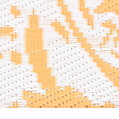 Tapete de exterior 140x200 cm ARAKIL PP amarelo