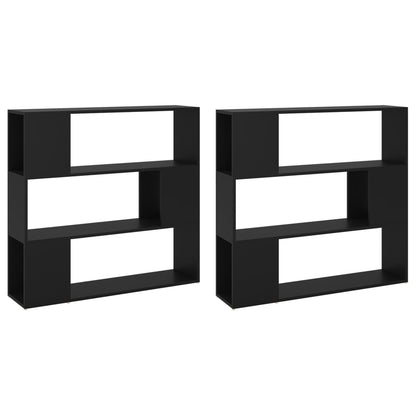 Estante/divisória 100x24x188 cm preto