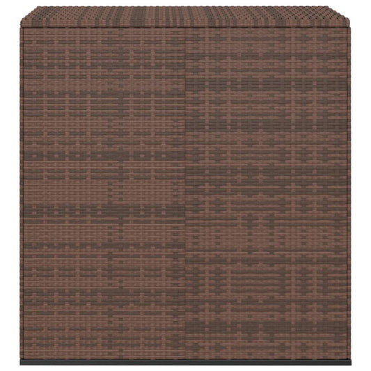 Caixa para almofadões de jardim 100x49x103,5cm vime PE castanho