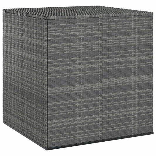 Caixa para almofadões de jardim 100x97,5x104cm vime PE cinzento