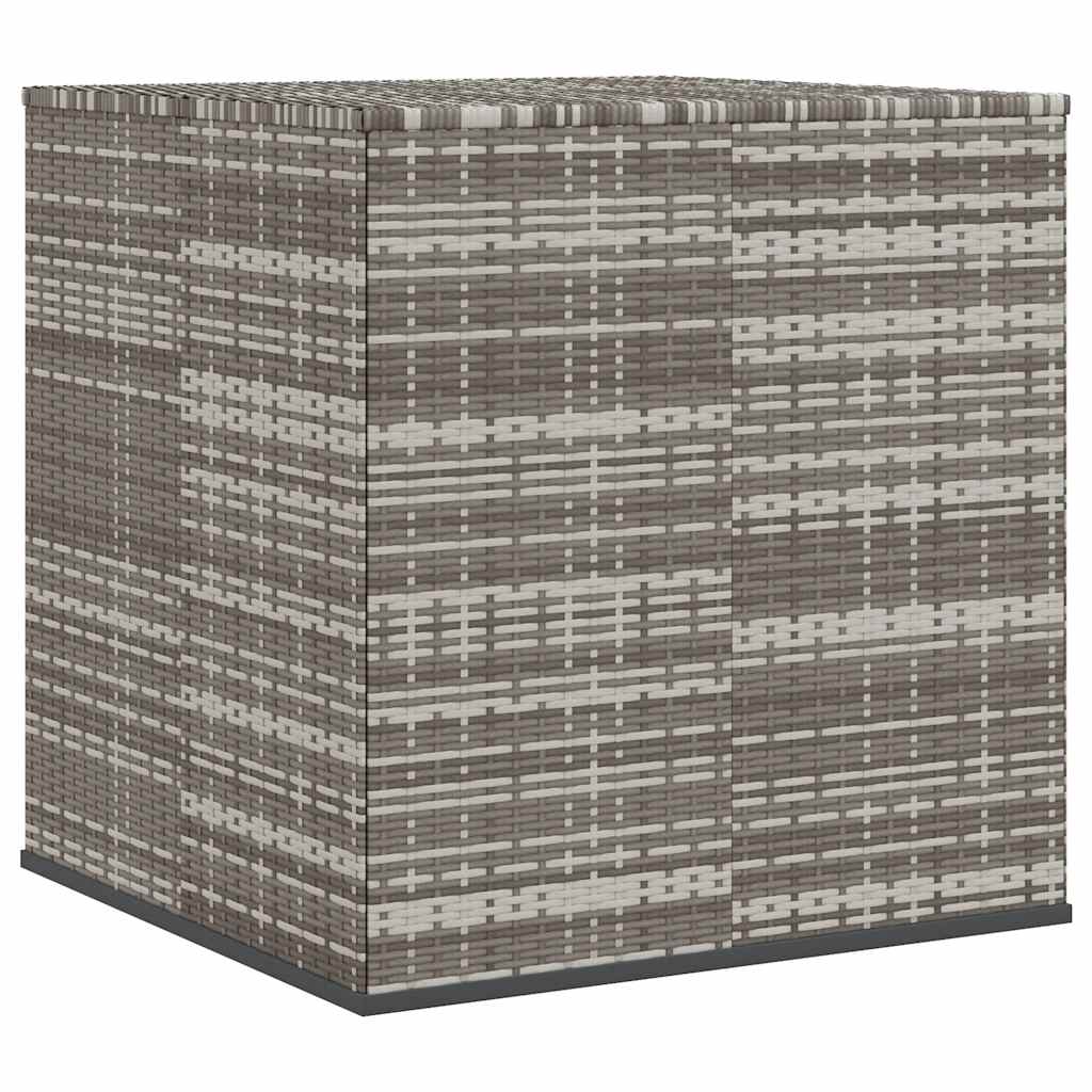 Caixa para almofadões de jardim 100x97,5x104cm vime PE cinzento