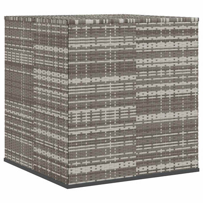 Caixa para almofadões de jardim 100x97,5x104cm vime PE cinzento