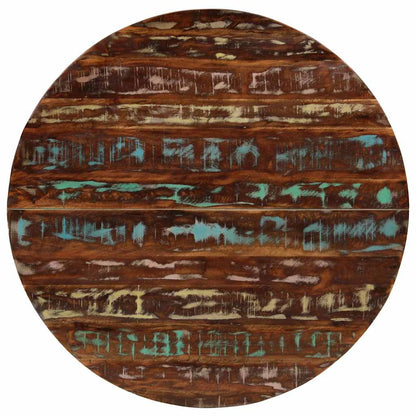 Mesa de jantar 110x75 cm madeira recuperada maciça