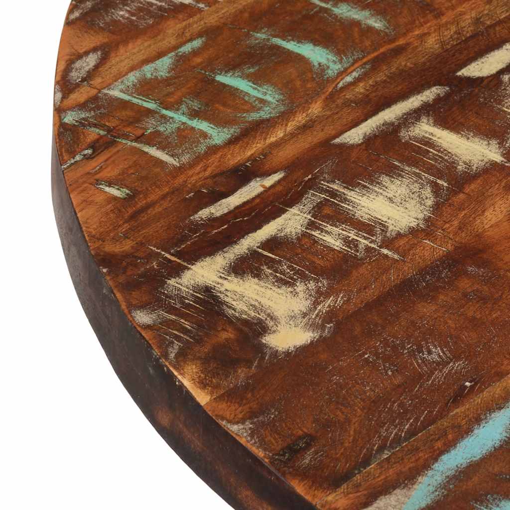 Mesa de jantar 110x75 cm madeira recuperada maciça