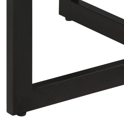 Mesa de jantar 110x75 cm madeira de mangueira maciça