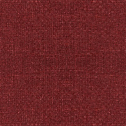 Cadeiras de jantar giratórias 2 pcs tecido vermelho tinto