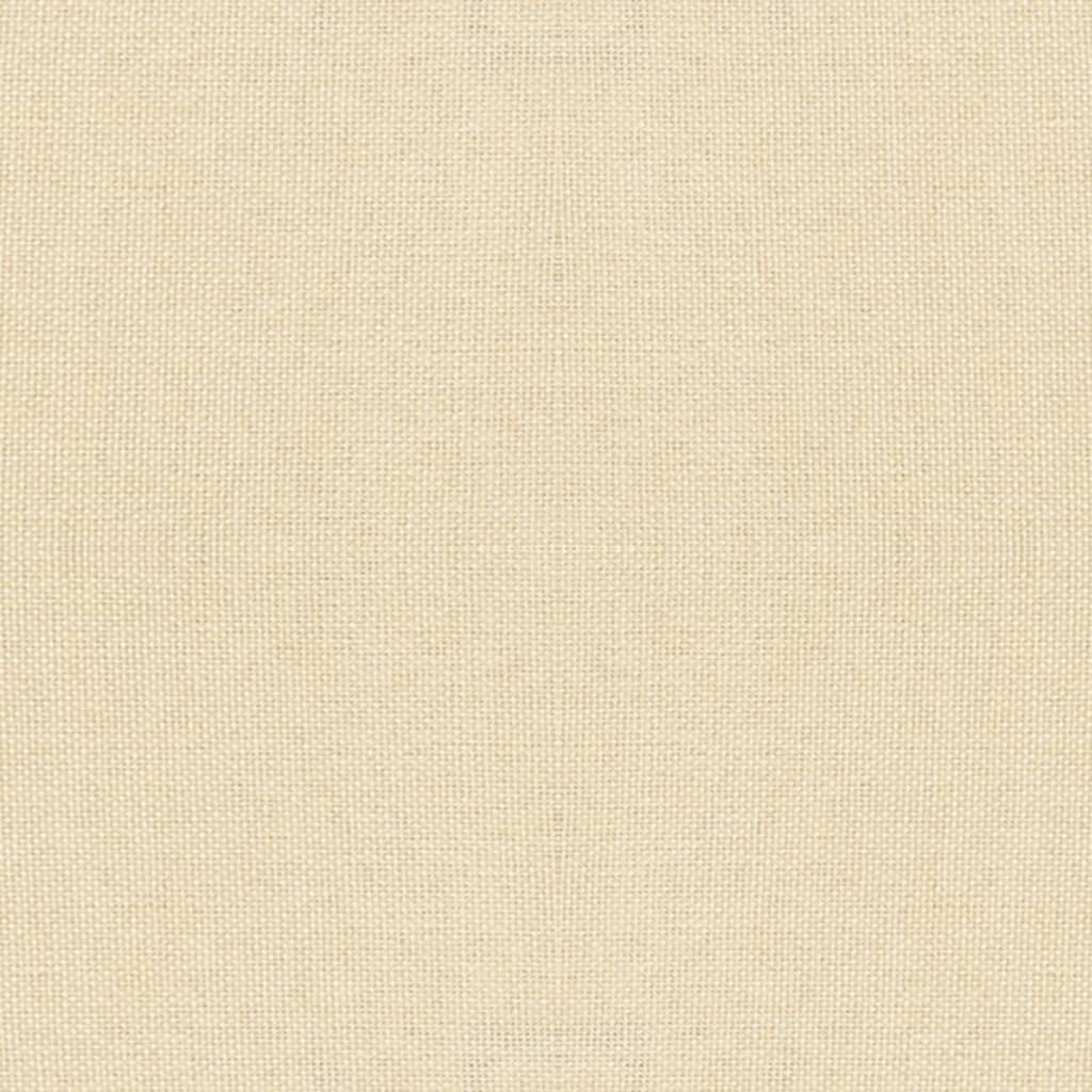 Cadeiras de jantar giratórias 4 pcs tecido cor creme