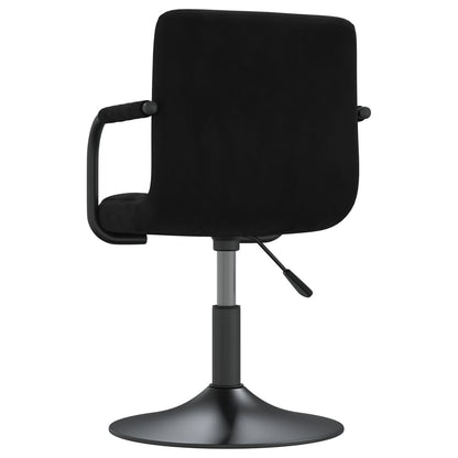 Cadeira de jantar veludo preto