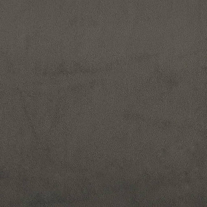 Cadeiras de jantar giratórias 4 pcs veludo cinzento-escuro