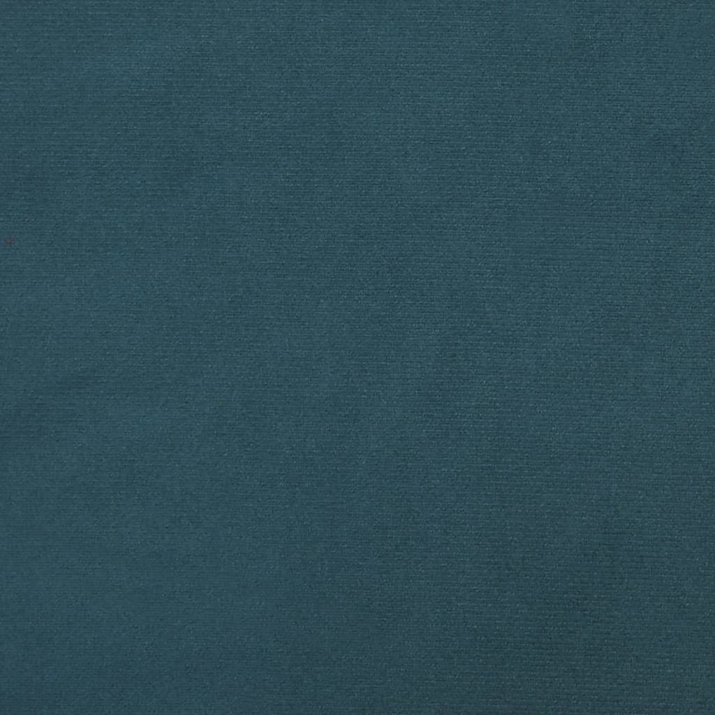 Cadeiras de jantar giratórias 4 pcs veludo azul