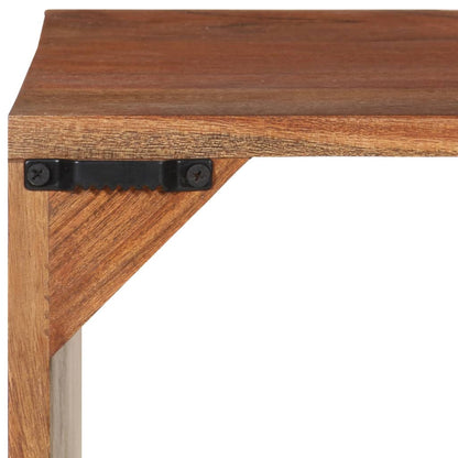 Estante de parede 40x30x40 cm madeira de acácia maciça