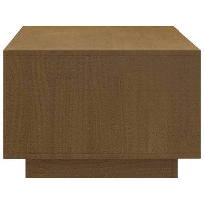 Mesa de centro 110x50x33,5 cm pinho maciço castanho mel