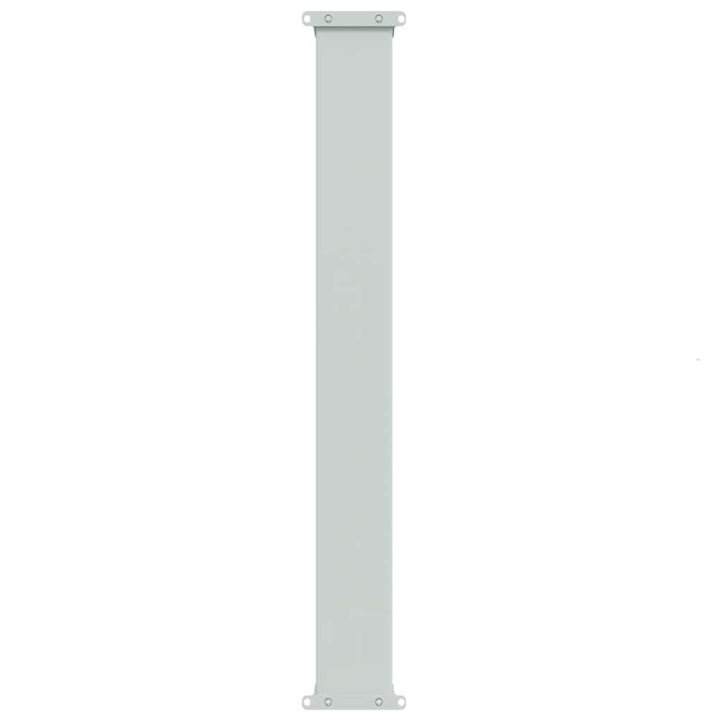 Toldo lateral retrátil para pátio 117x600 cm cor creme