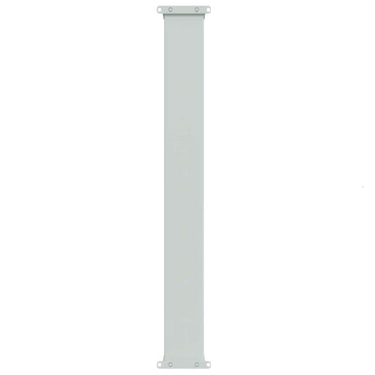 Toldo lateral retrátil para pátio 117x600 cm cor creme