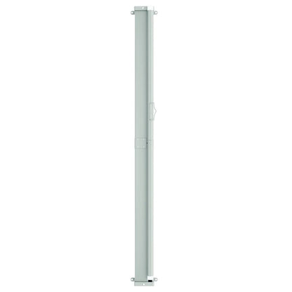 Toldo lateral retrátil para pátio 117x600 cm vermelho