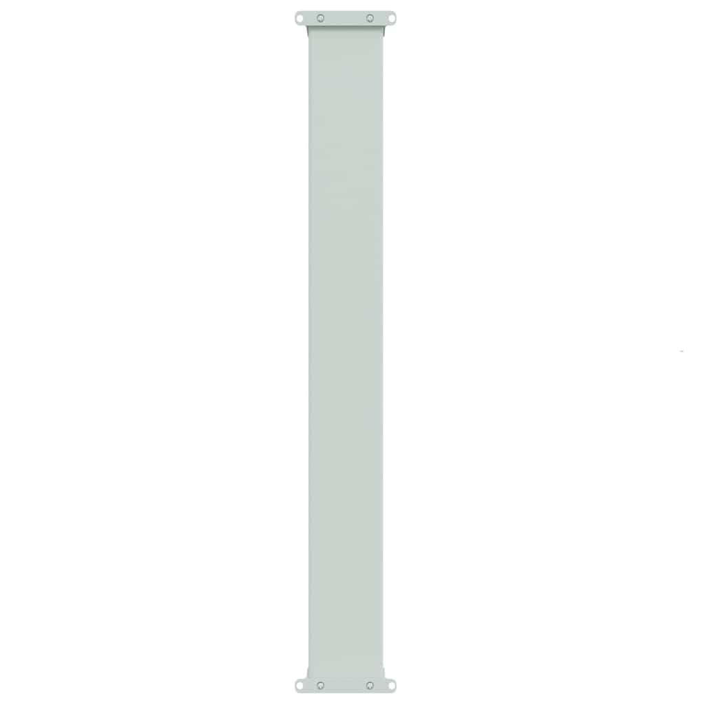 Toldo lateral retrátil para pátio 117x600 cm castanho