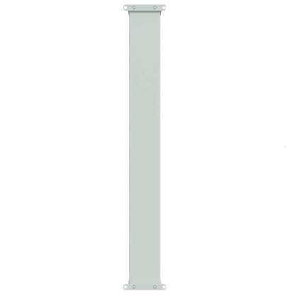 Toldo lateral retrátil para pátio 117x600 cm castanho