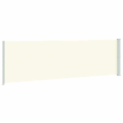 Toldo lateral retrátil de pátio 180x600 cm cor creme